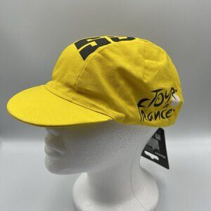 Official Tour de France Yellow GC Leader Cycling Cap by Santini NEW